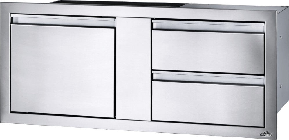 42" x 16" Single Door & Double Drawer Combo