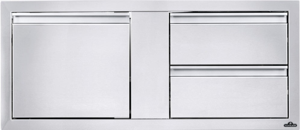 42" x 16" Single Door & Double Drawer Combo