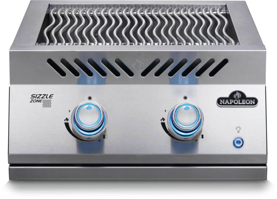 NG DUAL INFRARED BURNER WITH SS COVER