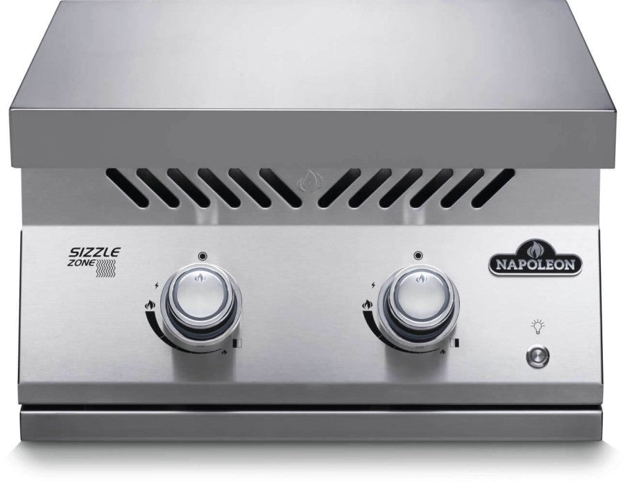 NG DUAL INFRARED BURNER WITH SS COVER