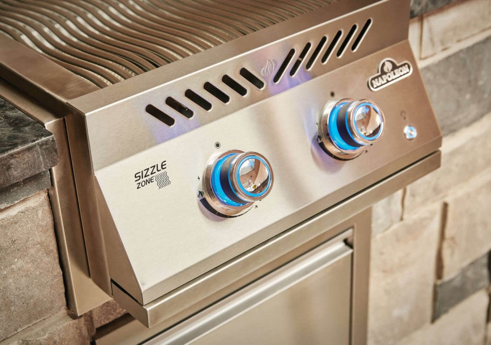 NG DUAL INFRARED BURNER WITH SS COVER