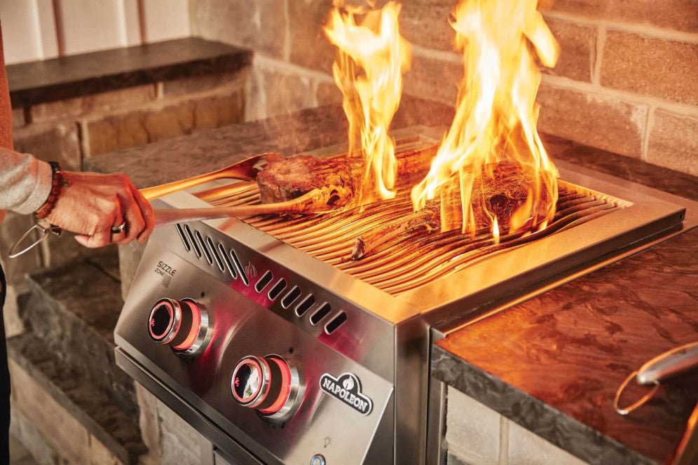 NG DUAL INFRARED BURNER WITH SS COVER