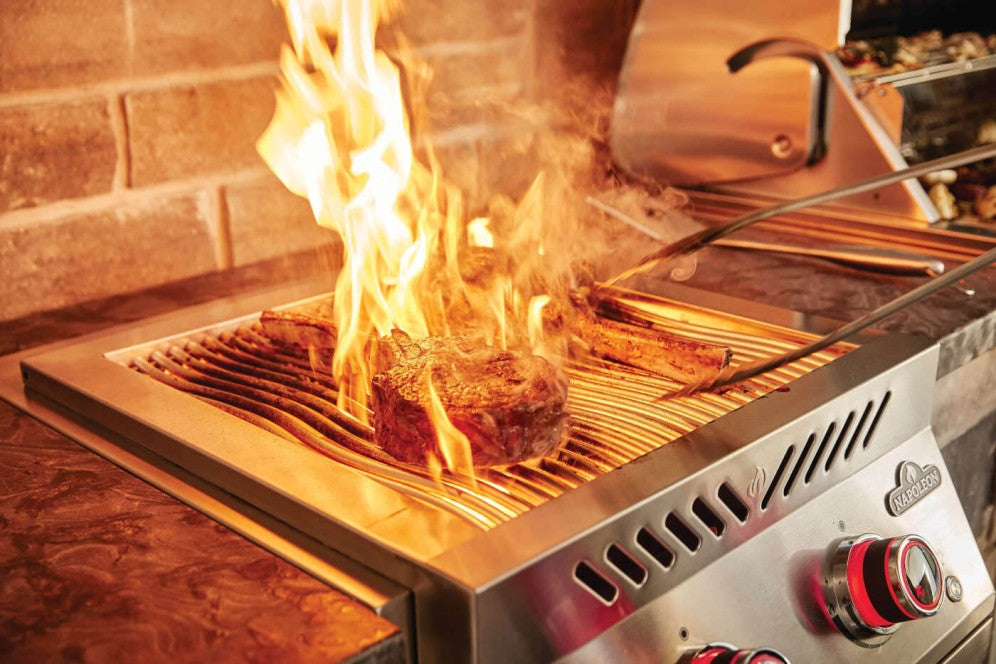 NG DUAL INFRARED BURNER WITH SS COVER