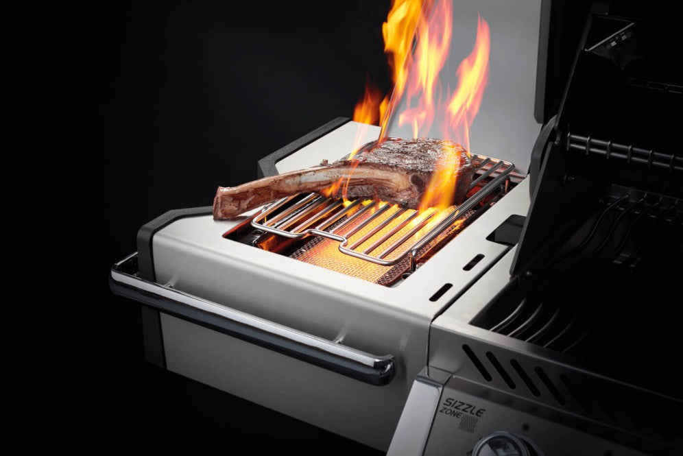 Napoleon Prestige Pro™ 500 Stainless Steel Built-In 4 Burner Grill with Infrared Rear Burner, Natural Gas