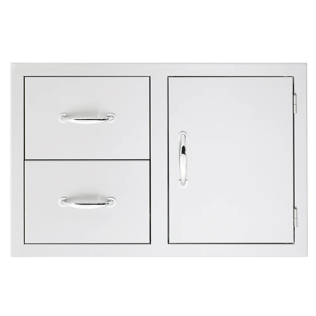 Summerset 33" Stainless Steel 2 Drawer and Access Door Combo